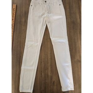 Abercrombie & Fitch White Denim The A&F Jegging Jeans Women's‎ Distressed 25/29